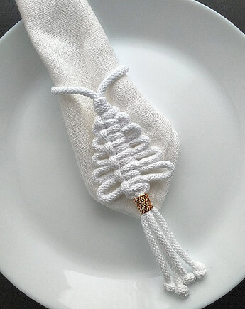 4szt.Serwetnik ozdoba na stół Święta Bożego Narodzenia, choinka, ACTP