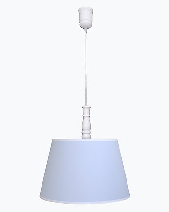 Lampa wisząca błękitna z białą lamówką, Roomee Decor