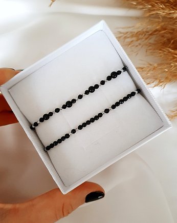 Komplet bransoletek z onyksem, LEI handmade 