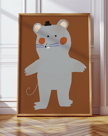 Plakat Mała mysz, MUKI design