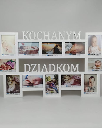 Multirama ramka na zdjęcia z napisem  Kochanym Dziadkom 12 zdjęć dzień Babci, Wajdrew
