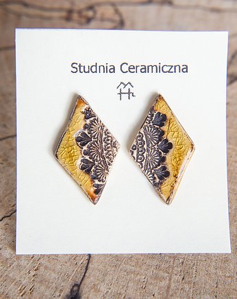 Kolczyki ceramiczne rąby, studnia ceramiczna