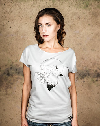Bluzka WHAT IS THE FOX DREAMING ABOUT, OJO DE CONEJO