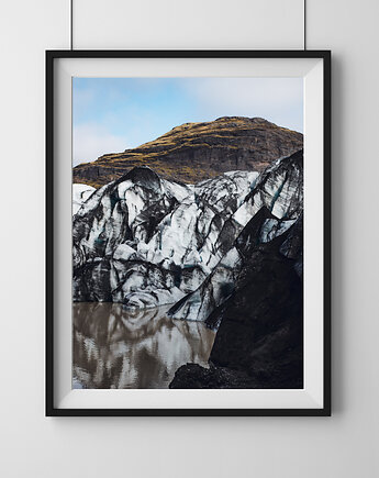 Lodowiec, Islandia, plakat, fotografia, plik cyfrowy, Katarzyna Angielska