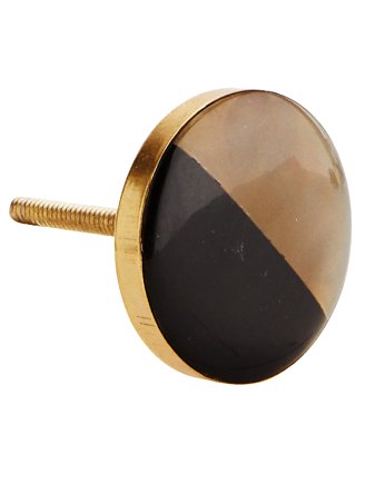 Gałka meblowa Horn złota 4 cm róg bawoli, OSOBY - Prezent dla teścia