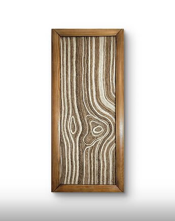 Abstrakcyjny obraz ze sznurka, p.art.able Paulina Jaroszewska