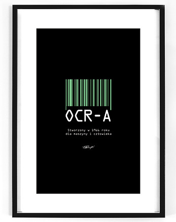 Plakat OCR, elements