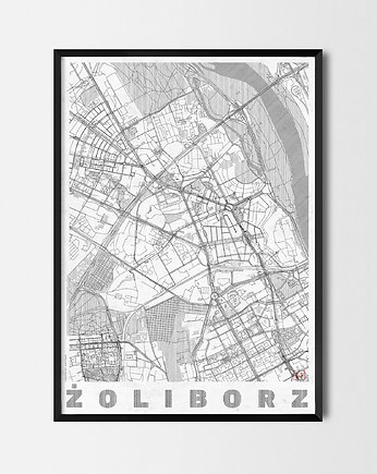 Plakat Żoliborz - CityArtPosters, CityArtPosters