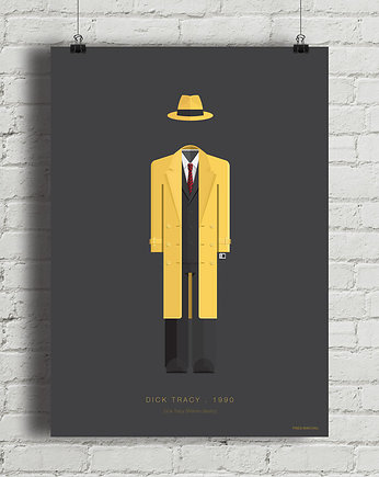 Plakat Dick Tracy, minimalmill