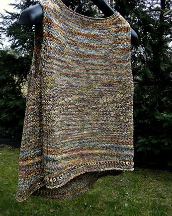 Piasek/ cirkular top, agat handmade
