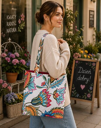 Torba shopper torba na zakupy shopperka torba zakupowa osty, Uszyciuch