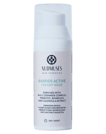 Barrier Active Creamy Mask - maska z ceramidami i prebiotykiem, 50 ml, NUDMUSES