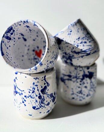 Czarka ceramiczna baryłka z serduszkiem