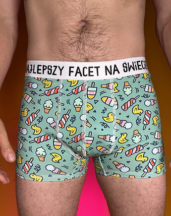 Najlepszy facet na Świecie - bawełniane bokserki, Majtki z Sosnowca