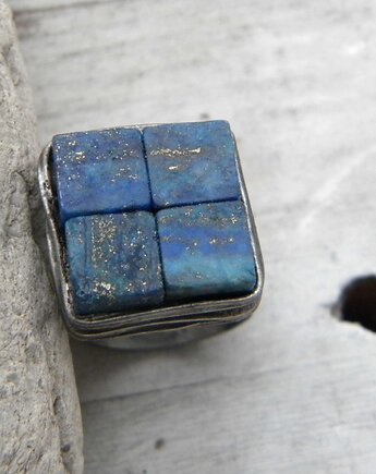 Lapis lazuli  - pierścionek, Beata Trotter