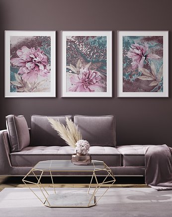 Galeria plakatów "Abstrakcyjne piwonie", Fotobloki and decor