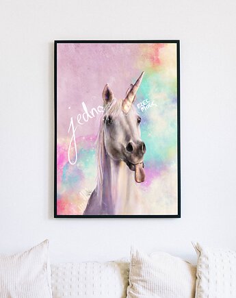 Plakat - Jednorożec, ciaastki