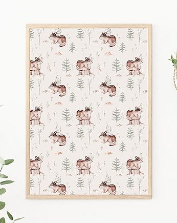 Plakat. Leśne przygody, Love Life and Forest