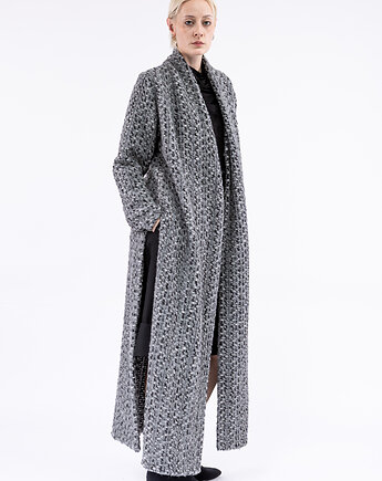 Woolen cardigan coat, pudu