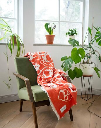 FLORA w kolorze pomarańczowym, Woolish