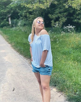 Bluzka dwustronna biała - odCZAPY - Rozmiar: XL/2XL, odCZAPY