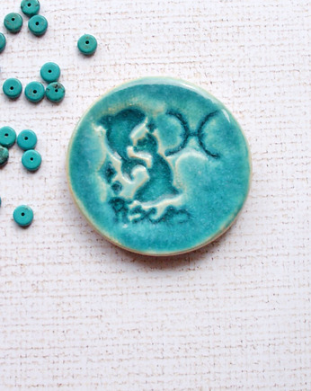 RYBY :: magnes ceramiczny :: znaki zodiaku, kaktusia