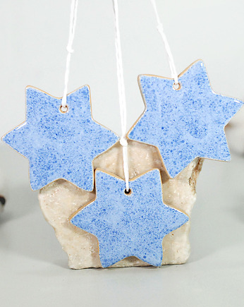 Ceramiczne gwizdki zestaw 3 ozdób choinkowych, 10FingersArt