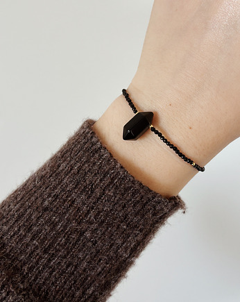 Bransoletka z onyksu z grotem, Chmolowska Jewellery