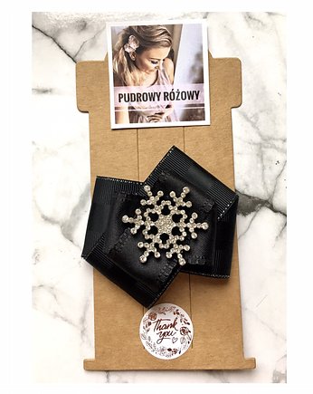 Biżuteryjna spinka do włosów New, Pudrowy Różowy