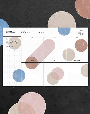 Planner na biurko FORM  planer biurkowy WYPRZEDAŻ, OSTATNIE SZTUKI, My Own Freckle