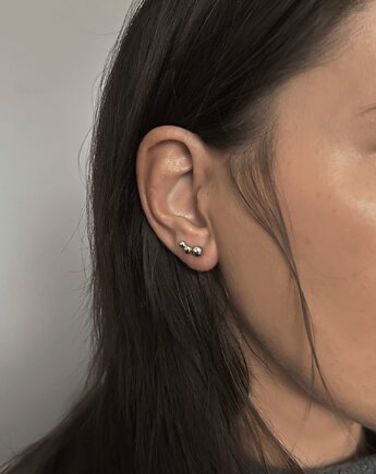 Kolczyki Cosmic - srebro 925, Friedman Jewelry