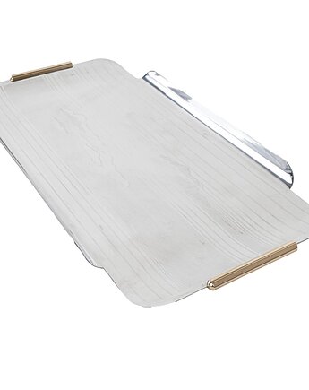 Taca ze stali nierdzewnej, włoski design, lata 70, produkcja: Włochy, Przetwory design