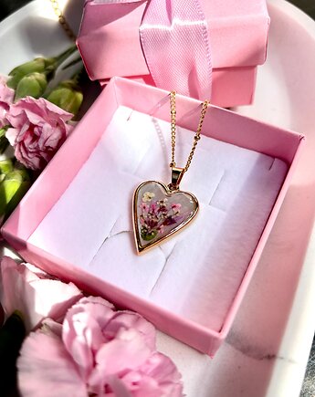 Naszyjnik bukiet w sercu, Frant Art Jewellery