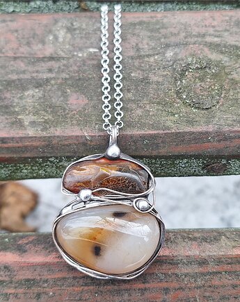 Komplet - wisiorek, po drugiej stronie lustra