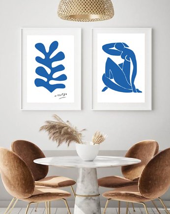 DWA PLAKATY abstrakcyjne Matisse, black dot studio