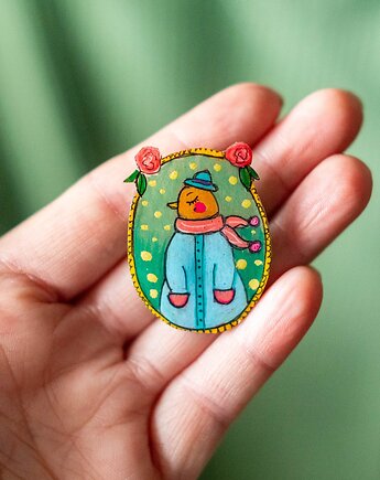 Broszka Pani Wróblowa, Pintura