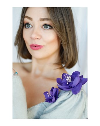 Zestaw jedwabnych broszek, Celina Parysów