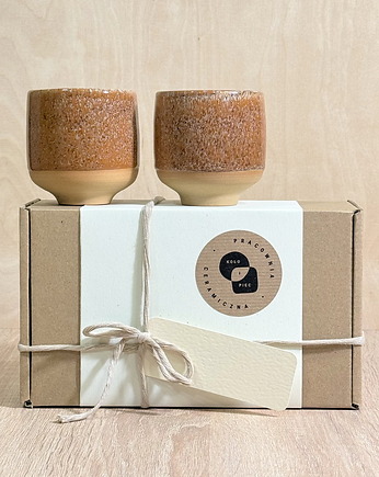 Parka Prezentowa Czarki na stopce (160ml) - solony karmel, Koło i Piec