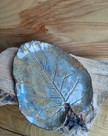 Patera ceramiczna liść MM, DUET CERAMIKA