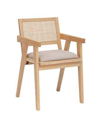 Krzesło Drewniane Plecionka Wiedeńska Auguri Naturalne, MIA home