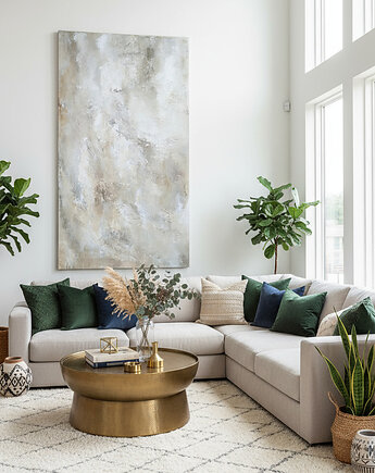 Struktura 2  OBRAZ BOHO  strukturalny Abstrakcja XXL Gotowy do wysyłki, Diana Abstract Art