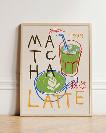Plakat Matcha Latte Japan 1999, Harvest Maison