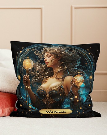Poduszka znak zodiaku horoskop poduszka prezent znaki zodiaku wodnik, Uszyciuch