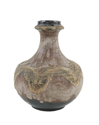 Wazon ceramiczny West Germany ze szkliwem spływowym, lata 70., Przetwory design