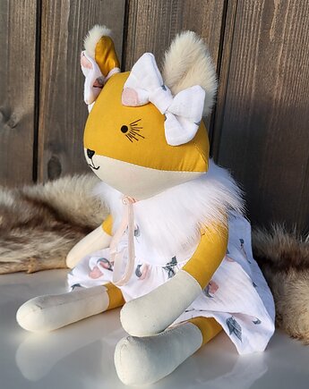 LIS lisek 44cm lalka kolekcjonerska z personalizacją haft, Kokodyna