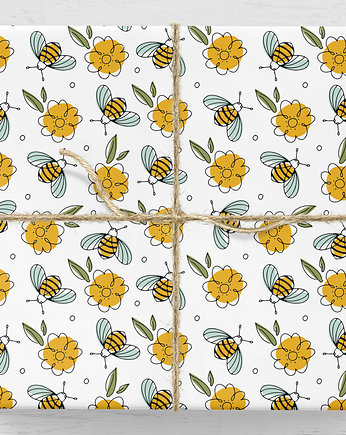 Papier pakowy bee positive biały 1 arkusz, Wrap and Pack
