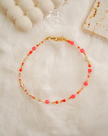 Bransoletka na nogę na kostkę z koralików, Maybe Jwlr