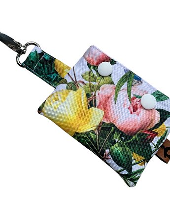 Etui, dozownik na woreczki na psie odchody, kupoworki Żółta róża, Psia szafa