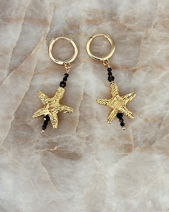 Kolczyki Onyks i Gwiazdki, Chmolowska Jewellery