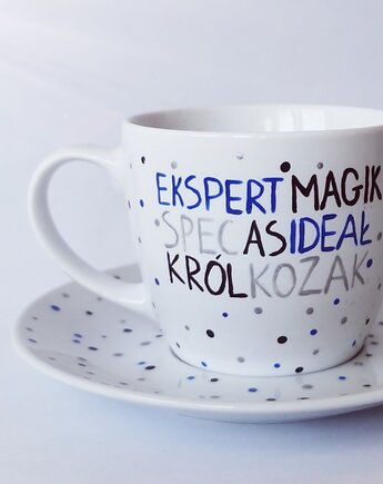 Ręcznie malowana filiżanka, Kaśka Keller